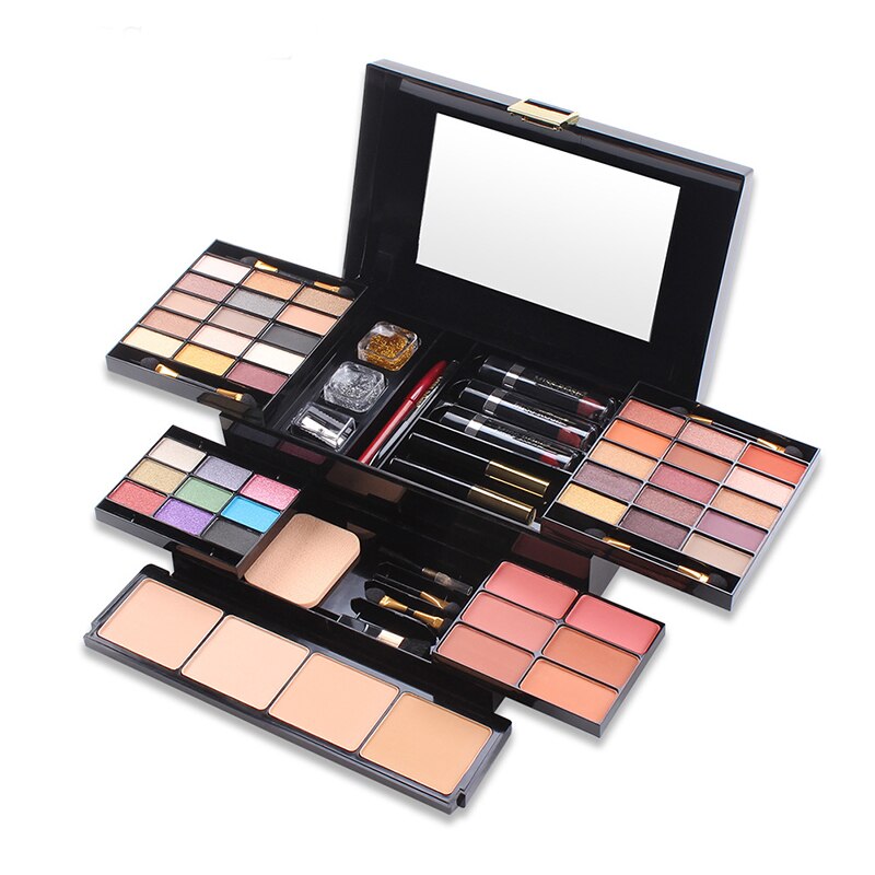 39 Colors Eyeshadow Palette Blush Compact Female Makeup Kit Full Professional All for 1 Real and Free Shipping Cosmetics Set