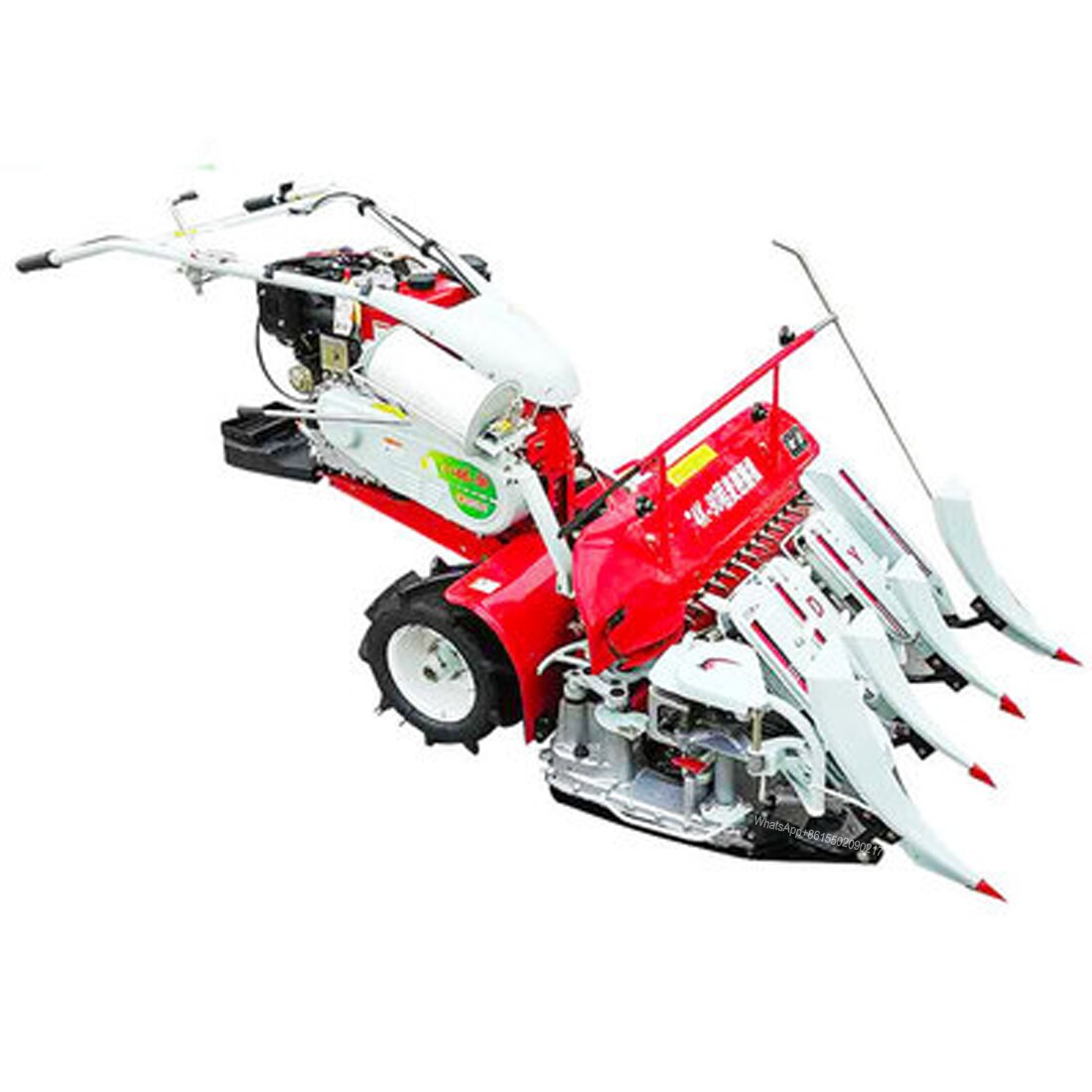 Wheat cutting baler rice highland barley oat millet harvesting and bundling all in one gasoline diesel engine power