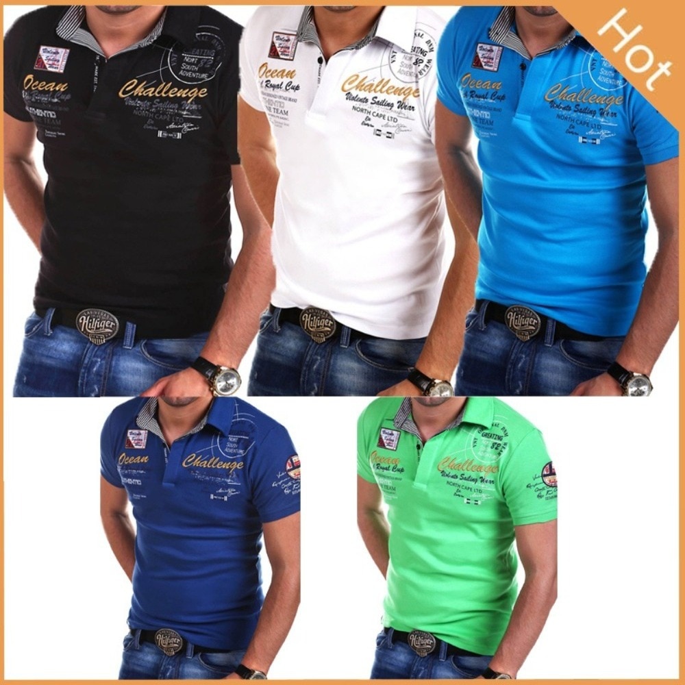 Men's New Fashion Summer Short Sleeve Printing T Shirt Tops