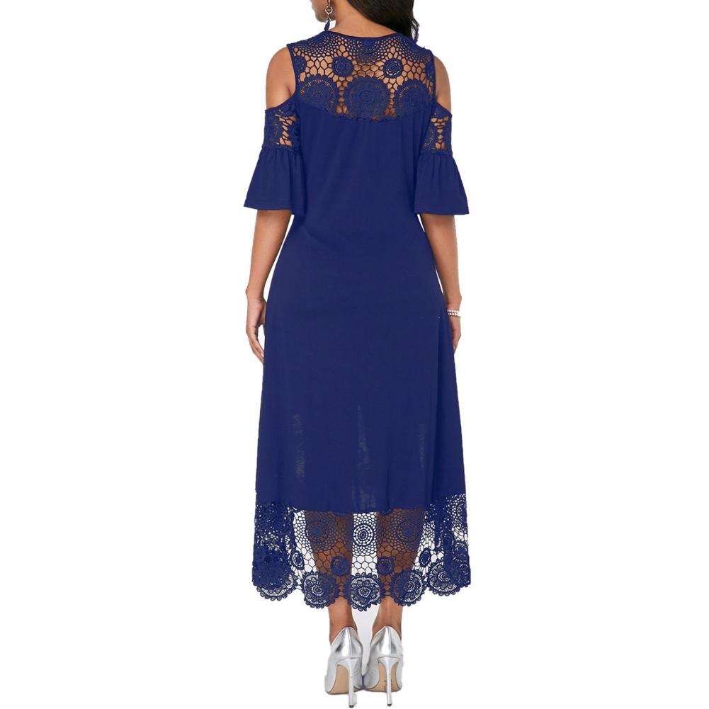 Stylish Formal Dress Solid Color Ruffles Spring Autumn Temperament Pure Color Dress